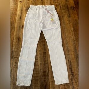 Alice and Olivia AO.LA White Slim Fit womens Jeans size 25 NEW NWT